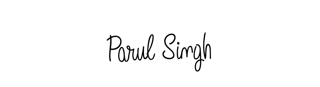 Parul Singh stylish signature style. Best Handwritten Sign (Angelique-Rose-font-FFP) for my name. Handwritten Signature Collection Ideas for my name Parul Singh. Parul Singh signature style 5 images and pictures png