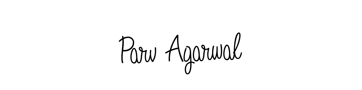 Also we have Parv Agarwal name is the best signature style. Create professional handwritten signature collection using Angelique-Rose-font-FFP autograph style. Parv Agarwal signature style 5 images and pictures png
