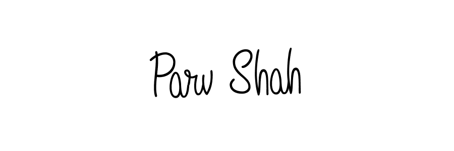 Make a beautiful signature design for name Parv Shah. Use this online signature maker to create a handwritten signature for free. Parv Shah signature style 5 images and pictures png