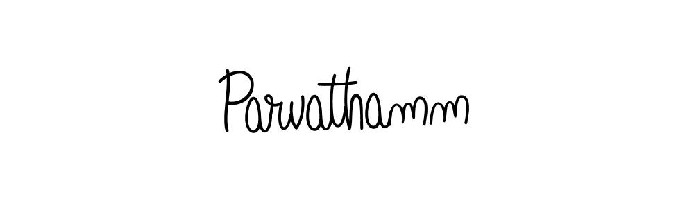 Create a beautiful signature design for name Parvathamm. With this signature (Angelique-Rose-font-FFP) fonts, you can make a handwritten signature for free. Parvathamm signature style 5 images and pictures png