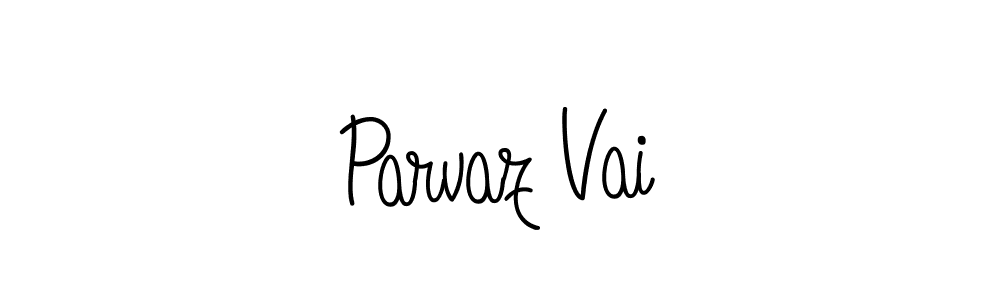 Parvaz Vai stylish signature style. Best Handwritten Sign (Angelique-Rose-font-FFP) for my name. Handwritten Signature Collection Ideas for my name Parvaz Vai. Parvaz Vai signature style 5 images and pictures png