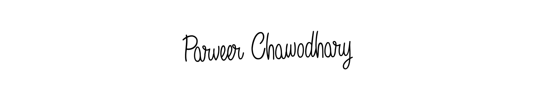 Make a beautiful signature design for name Parveer Chawodhary. Use this online signature maker to create a handwritten signature for free. Parveer Chawodhary signature style 5 images and pictures png