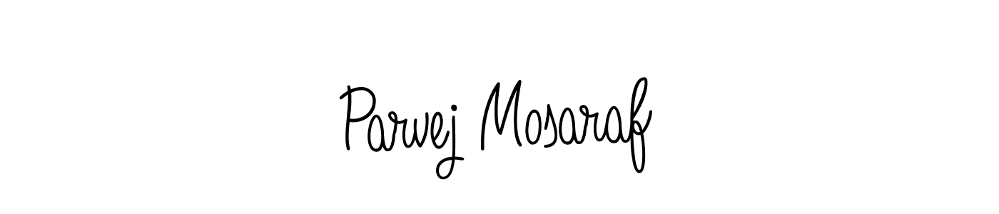 Design your own signature with our free online signature maker. With this signature software, you can create a handwritten (Angelique-Rose-font-FFP) signature for name Parvej Mosaraf. Parvej Mosaraf signature style 5 images and pictures png