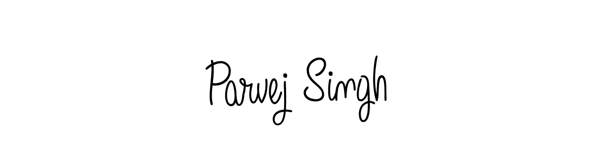 Parvej Singh stylish signature style. Best Handwritten Sign (Angelique-Rose-font-FFP) for my name. Handwritten Signature Collection Ideas for my name Parvej Singh. Parvej Singh signature style 5 images and pictures png