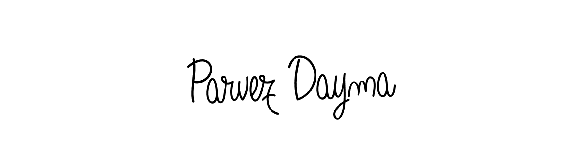 Design your own signature with our free online signature maker. With this signature software, you can create a handwritten (Angelique-Rose-font-FFP) signature for name Parvez Dayma. Parvez Dayma signature style 5 images and pictures png