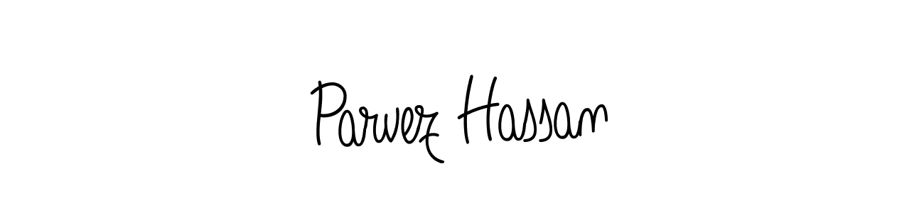 Design your own signature with our free online signature maker. With this signature software, you can create a handwritten (Angelique-Rose-font-FFP) signature for name Parvez Hassan. Parvez Hassan signature style 5 images and pictures png