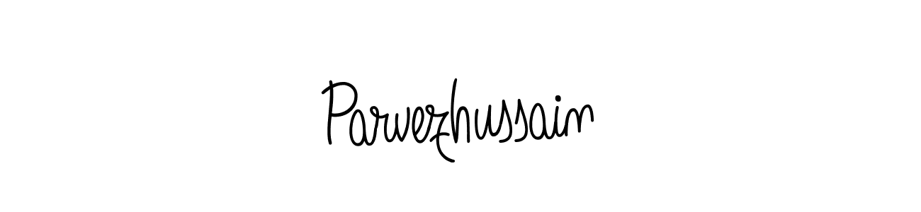 Use a signature maker to create a handwritten signature online. With this signature software, you can design (Angelique-Rose-font-FFP) your own signature for name Parvezhussain. Parvezhussain signature style 5 images and pictures png