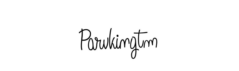 Design your own signature with our free online signature maker. With this signature software, you can create a handwritten (Angelique-Rose-font-FFP) signature for name Parvkingtm. Parvkingtm signature style 5 images and pictures png