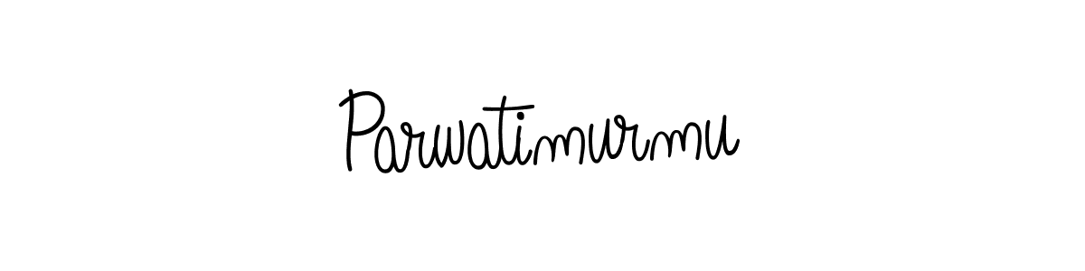 How to make Parwatimurmu name signature. Use Angelique-Rose-font-FFP style for creating short signs online. This is the latest handwritten sign. Parwatimurmu signature style 5 images and pictures png