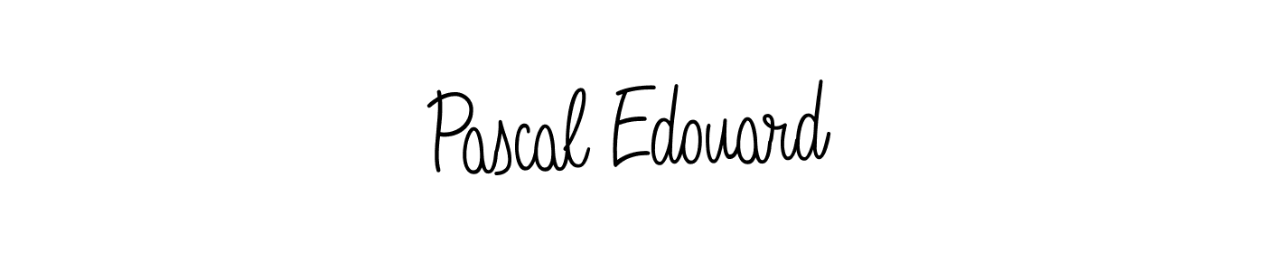 How to make Pascal Edouard name signature. Use Angelique-Rose-font-FFP style for creating short signs online. This is the latest handwritten sign. Pascal Edouard signature style 5 images and pictures png