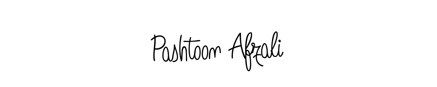 Make a beautiful signature design for name Pashtoon Afzali. With this signature (Angelique-Rose-font-FFP) style, you can create a handwritten signature for free. Pashtoon Afzali signature style 5 images and pictures png