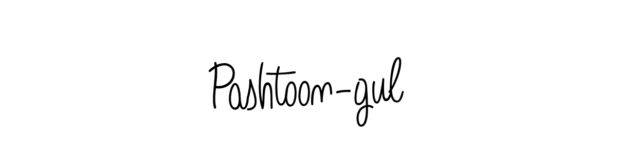 Pashtoon-gul stylish signature style. Best Handwritten Sign (Angelique-Rose-font-FFP) for my name. Handwritten Signature Collection Ideas for my name Pashtoon-gul. Pashtoon-gul signature style 5 images and pictures png