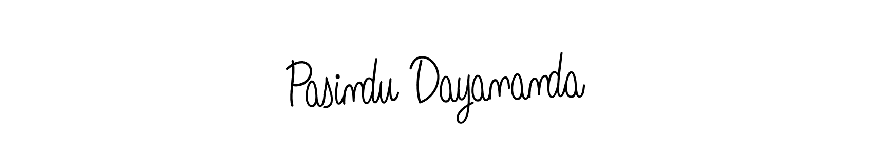 Also we have Pasindu Dayananda name is the best signature style. Create professional handwritten signature collection using Angelique-Rose-font-FFP autograph style. Pasindu Dayananda signature style 5 images and pictures png