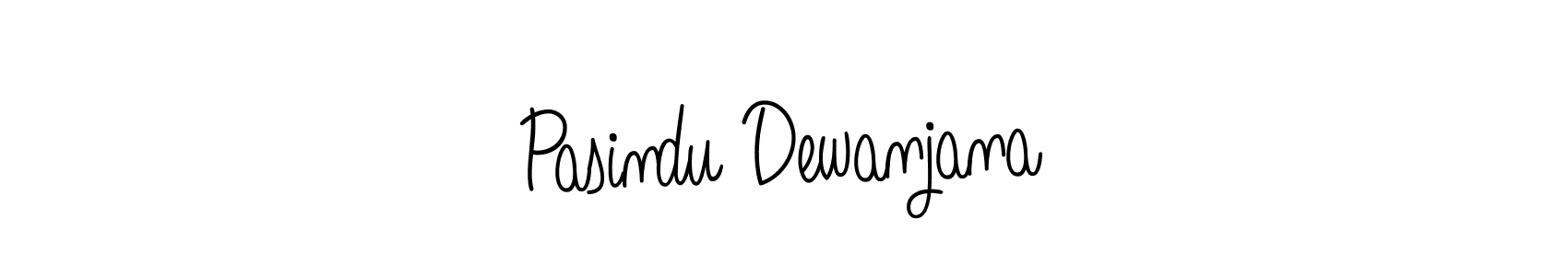 Design your own signature with our free online signature maker. With this signature software, you can create a handwritten (Angelique-Rose-font-FFP) signature for name Pasindu Dewanjana. Pasindu Dewanjana signature style 5 images and pictures png
