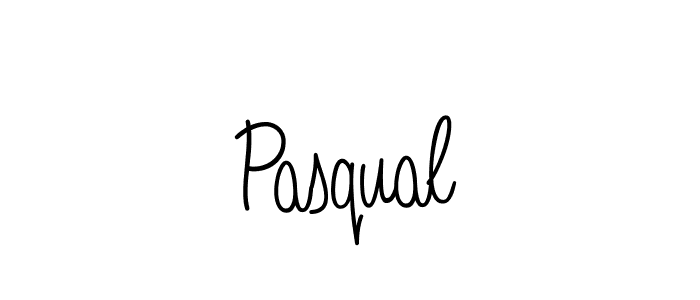 Make a beautiful signature design for name Pasqual. With this signature (Angelique-Rose-font-FFP) style, you can create a handwritten signature for free. Pasqual signature style 5 images and pictures png