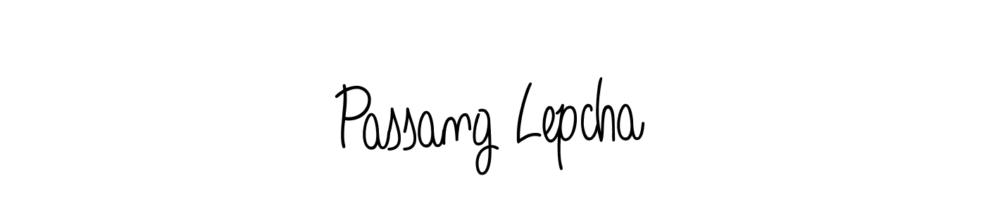 Passang Lepcha stylish signature style. Best Handwritten Sign (Angelique-Rose-font-FFP) for my name. Handwritten Signature Collection Ideas for my name Passang Lepcha. Passang Lepcha signature style 5 images and pictures png