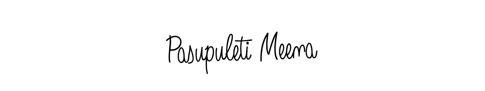 How to make Pasupuleti Meena signature? Angelique-Rose-font-FFP is a professional autograph style. Create handwritten signature for Pasupuleti Meena name. Pasupuleti Meena signature style 5 images and pictures png