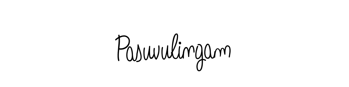 Pasuvulingam stylish signature style. Best Handwritten Sign (Angelique-Rose-font-FFP) for my name. Handwritten Signature Collection Ideas for my name Pasuvulingam. Pasuvulingam signature style 5 images and pictures png