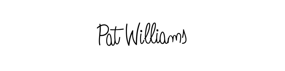 Make a beautiful signature design for name Pat Williams. Use this online signature maker to create a handwritten signature for free. Pat Williams signature style 5 images and pictures png