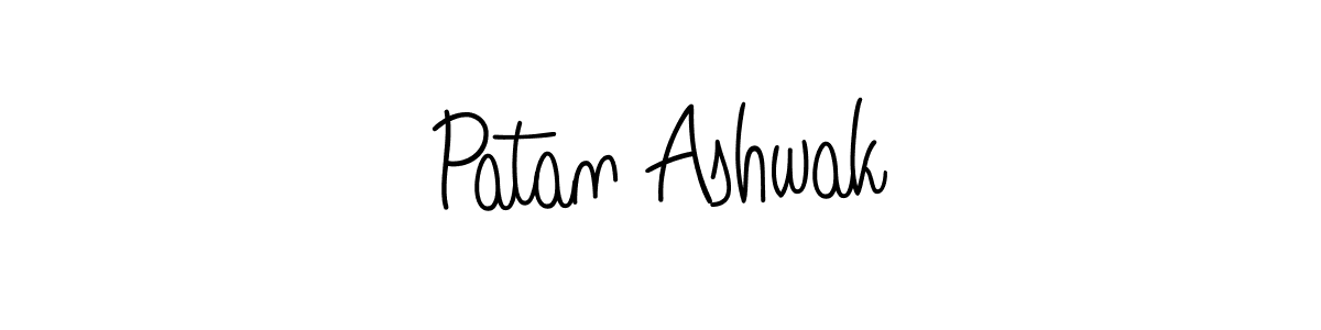 Also we have Patan Ashwak name is the best signature style. Create professional handwritten signature collection using Angelique-Rose-font-FFP autograph style. Patan Ashwak signature style 5 images and pictures png