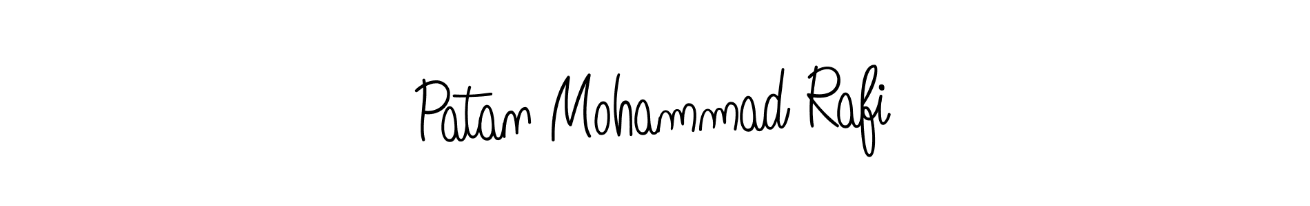 Create a beautiful signature design for name Patan Mohammad Rafi. With this signature (Angelique-Rose-font-FFP) fonts, you can make a handwritten signature for free. Patan Mohammad Rafi signature style 5 images and pictures png