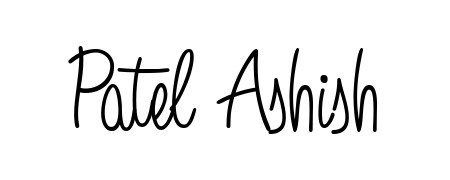 Download transparent PNG signature for name Patel Ashish styled with Angelique-Rose-font-FFP font. Ready to paste directly into PDF and Word agreements. Patel Ashish signature style 5 images and pictures png