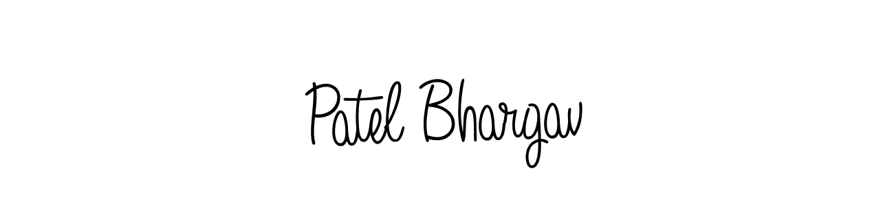 Create a beautiful signature design for name Patel Bhargav. With this signature (Angelique-Rose-font-FFP) fonts, you can make a handwritten signature for free. Patel Bhargav signature style 5 images and pictures png