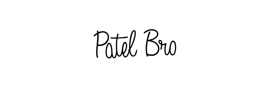 The best way (Angelique-Rose-font-FFP) to make a short signature is to pick only two or three words in your name. The name Patel Bro include a total of six letters. For converting this name. Patel Bro signature style 5 images and pictures png