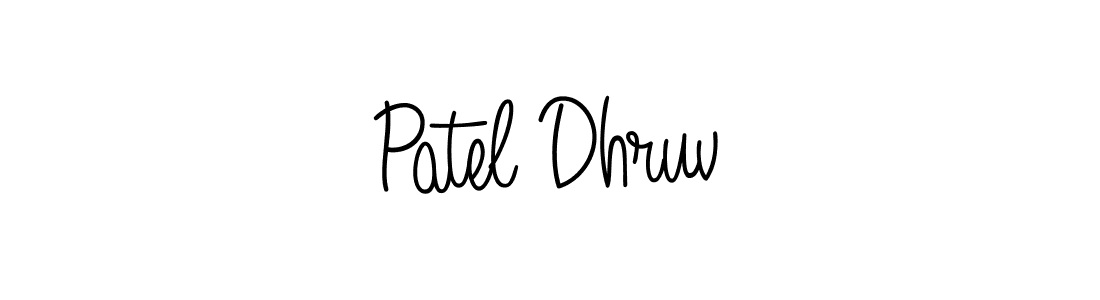 It looks lik you need a new signature style for name Patel Dhruv. Design unique handwritten (Angelique-Rose-font-FFP) signature with our free signature maker in just a few clicks. Patel Dhruv signature style 5 images and pictures png