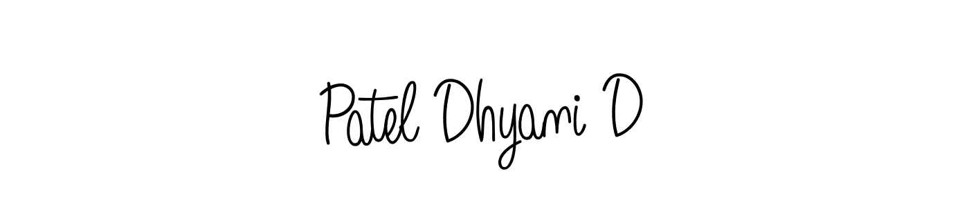 Here are the top 10 professional signature styles for the name Patel Dhyani D. These are the best autograph styles you can use for your name. Patel Dhyani D signature style 5 images and pictures png