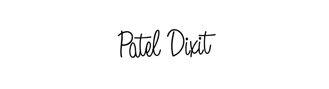 Patel Dixit stylish signature style. Best Handwritten Sign (Angelique-Rose-font-FFP) for my name. Handwritten Signature Collection Ideas for my name Patel Dixit. Patel Dixit signature style 5 images and pictures png