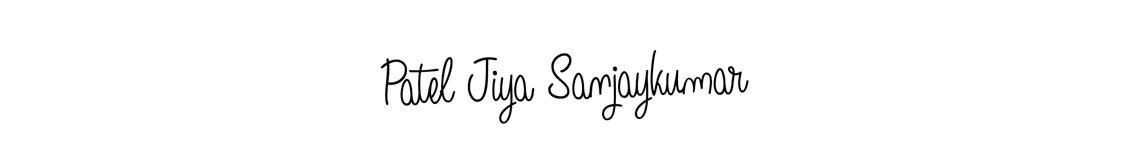 You can use this online signature creator to create a handwritten signature for the name Patel Jiya Sanjaykumar. This is the best online autograph maker. Patel Jiya Sanjaykumar signature style 5 images and pictures png