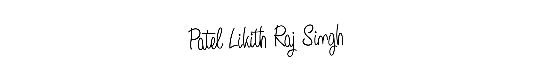 Also we have Patel Likith Raj Singh name is the best signature style. Create professional handwritten signature collection using Angelique-Rose-font-FFP autograph style. Patel Likith Raj Singh signature style 5 images and pictures png