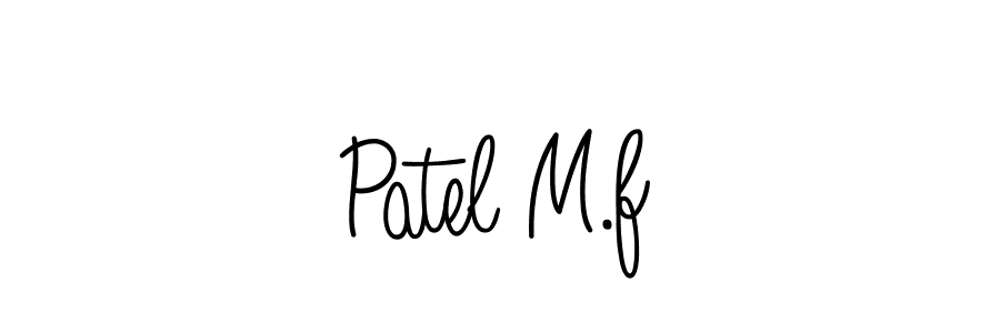 if you are searching for the best signature style for your name Patel M.f. so please give up your signature search. here we have designed multiple signature styles  using Angelique-Rose-font-FFP. Patel M.f signature style 5 images and pictures png
