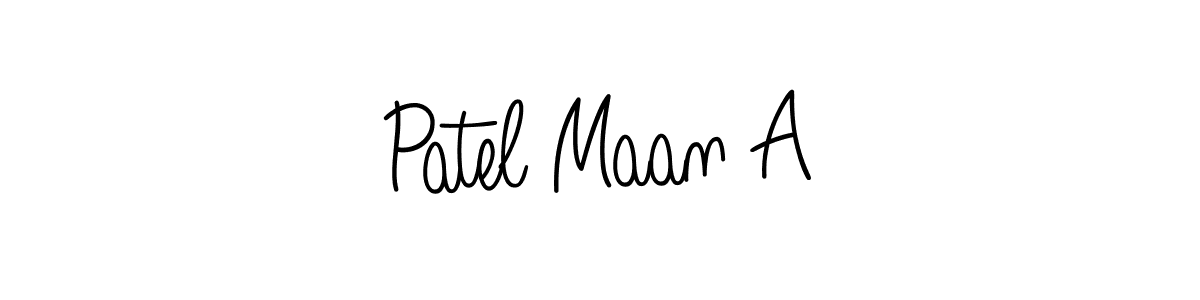 Make a beautiful signature design for name Patel Maan A. Use this online signature maker to create a handwritten signature for free. Patel Maan A signature style 5 images and pictures png