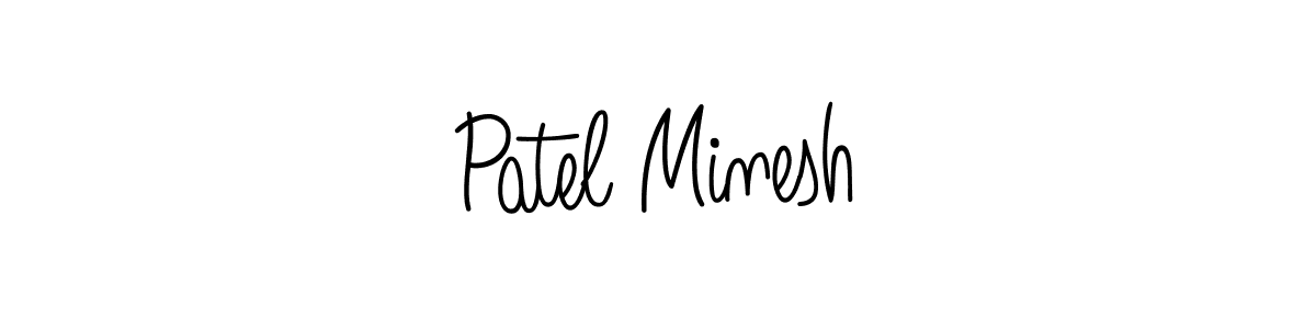 Once you've used our free online signature maker to create your best signature Angelique-Rose-font-FFP style, it's time to enjoy all of the benefits that Patel Minesh name signing documents. Patel Minesh signature style 5 images and pictures png