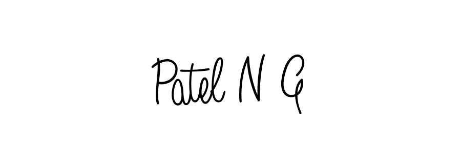 How to make Patel N G signature? Angelique-Rose-font-FFP is a professional autograph style. Create handwritten signature for Patel N G name. Patel N G signature style 5 images and pictures png