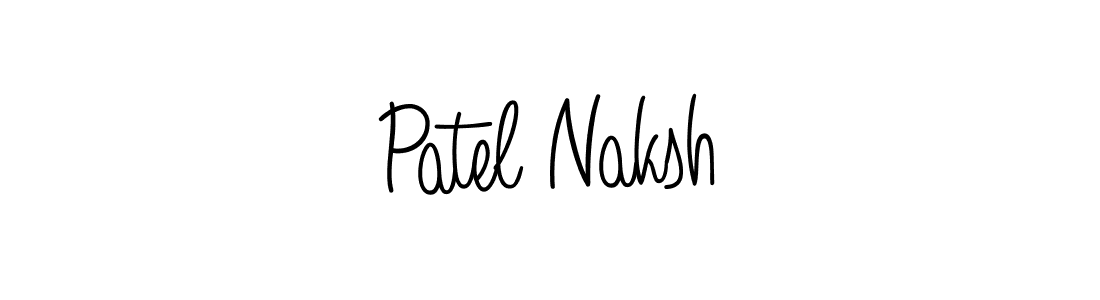 Also we have Patel Naksh name is the best signature style. Create professional handwritten signature collection using Angelique-Rose-font-FFP autograph style. Patel Naksh signature style 5 images and pictures png