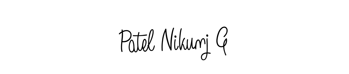 You can use this online signature creator to create a handwritten signature for the name Patel Nikunj G. This is the best online autograph maker. Patel Nikunj G signature style 5 images and pictures png