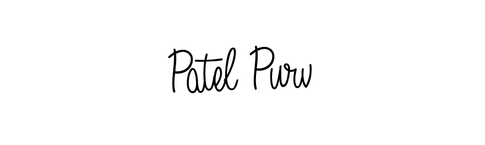 Also You can easily find your signature by using the search form. We will create Patel Purv name handwritten signature images for you free of cost using Angelique-Rose-font-FFP sign style. Patel Purv signature style 5 images and pictures png