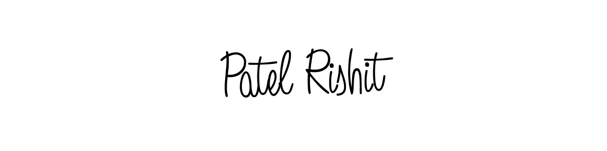 Similarly Angelique-Rose-font-FFP is the best handwritten signature design. Signature creator online .You can use it as an online autograph creator for name Patel Rishit. Patel Rishit signature style 5 images and pictures png
