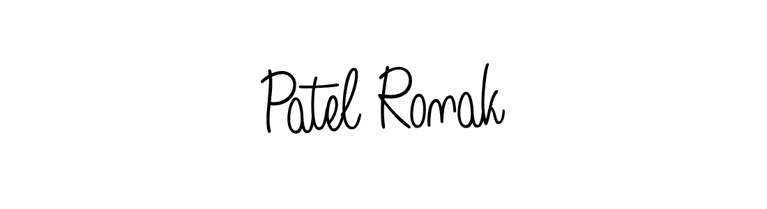 Make a beautiful signature design for name Patel Ronak. Use this online signature maker to create a handwritten signature for free. Patel Ronak signature style 5 images and pictures png