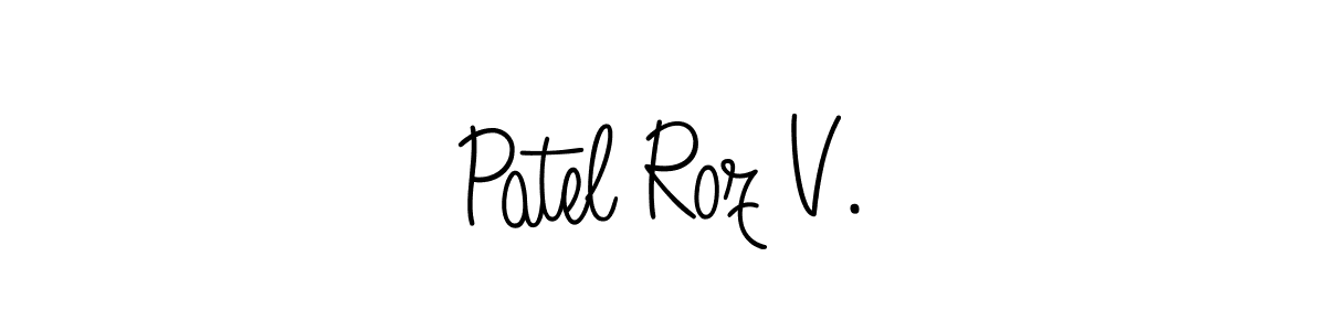 Best and Professional Signature Style for Patel Roz V.. Angelique-Rose-font-FFP Best Signature Style Collection. Patel Roz V. signature style 5 images and pictures png