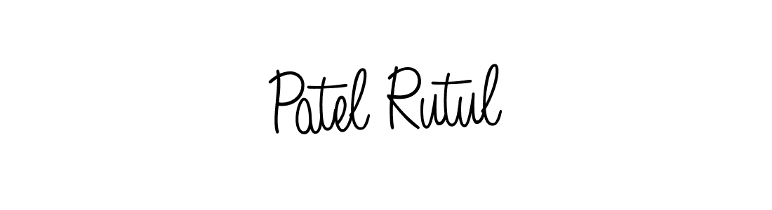 Design your own signature with our free online signature maker. With this signature software, you can create a handwritten (Angelique-Rose-font-FFP) signature for name Patel Rutul. Patel Rutul signature style 5 images and pictures png