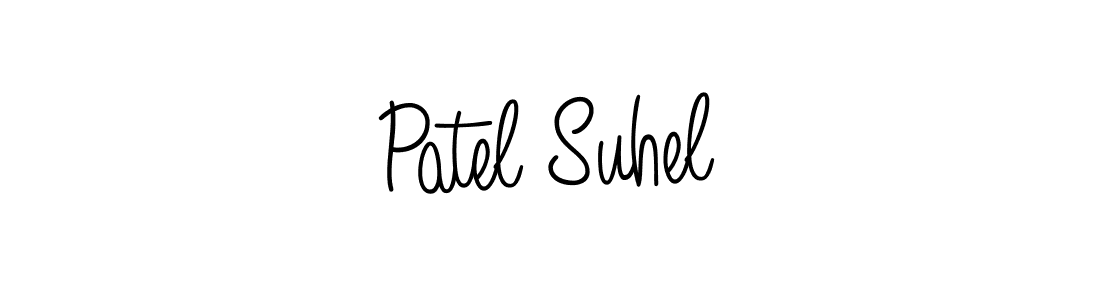 It looks lik you need a new signature style for name Patel Suhel. Design unique handwritten (Angelique-Rose-font-FFP) signature with our free signature maker in just a few clicks. Patel Suhel signature style 5 images and pictures png