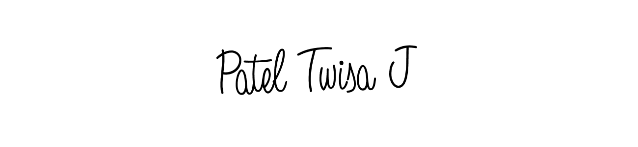 Make a beautiful signature design for name Patel Twisa J. Use this online signature maker to create a handwritten signature for free. Patel Twisa J signature style 5 images and pictures png