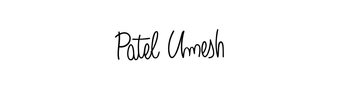 Make a beautiful signature design for name Patel Umesh. Use this online signature maker to create a handwritten signature for free. Patel Umesh signature style 5 images and pictures png