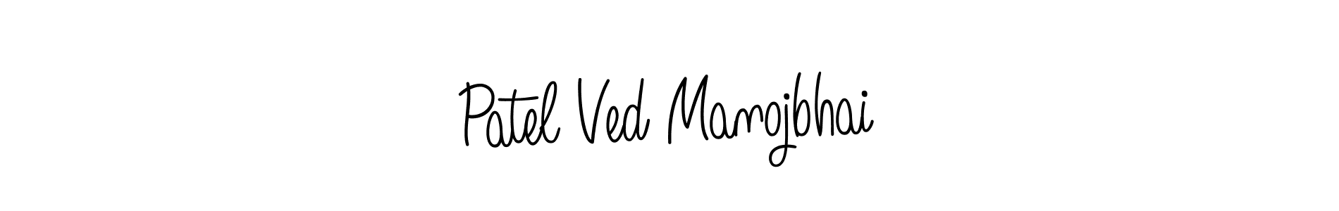 if you are searching for the best signature style for your name Patel Ved Manojbhai. so please give up your signature search. here we have designed multiple signature styles  using Angelique-Rose-font-FFP. Patel Ved Manojbhai signature style 5 images and pictures png