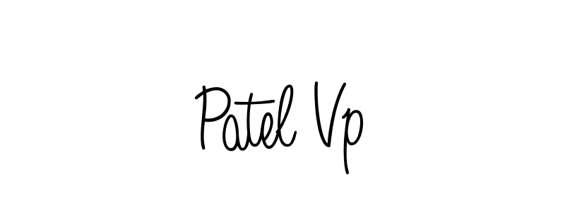 Also we have Patel Vp name is the best signature style. Create professional handwritten signature collection using Angelique-Rose-font-FFP autograph style. Patel Vp signature style 5 images and pictures png