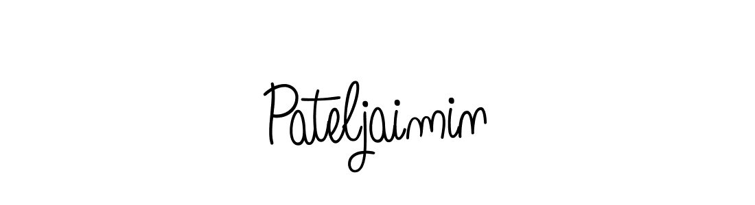 Make a beautiful signature design for name Pateljaimin. With this signature (Angelique-Rose-font-FFP) style, you can create a handwritten signature for free. Pateljaimin signature style 5 images and pictures png
